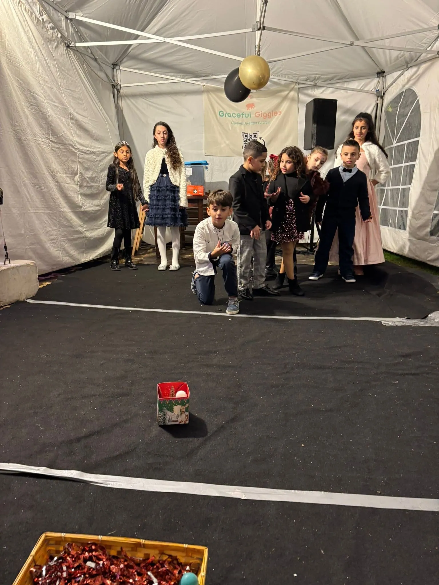 Children enjoying activities