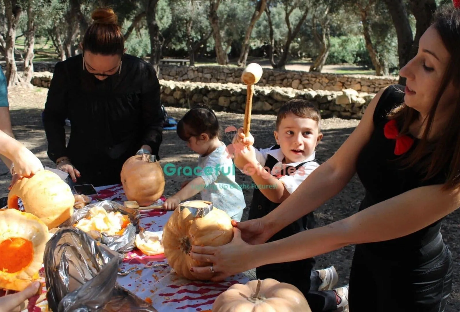 Party & Event Planning — Graceful Giggles team at an event