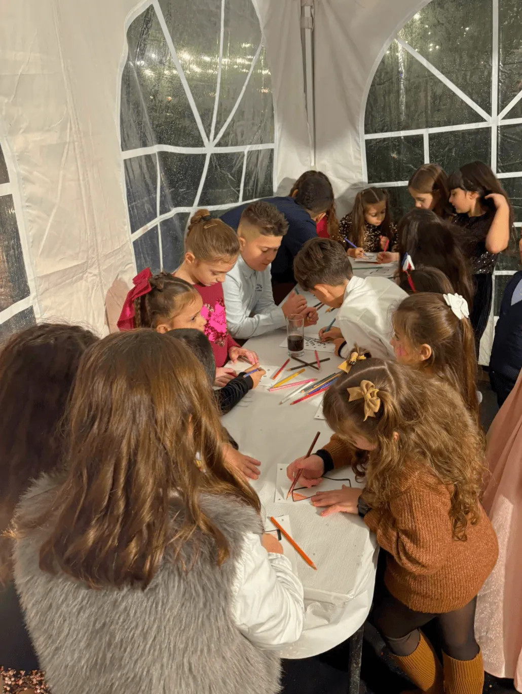 Wedding Babysitting — children at event with sitter