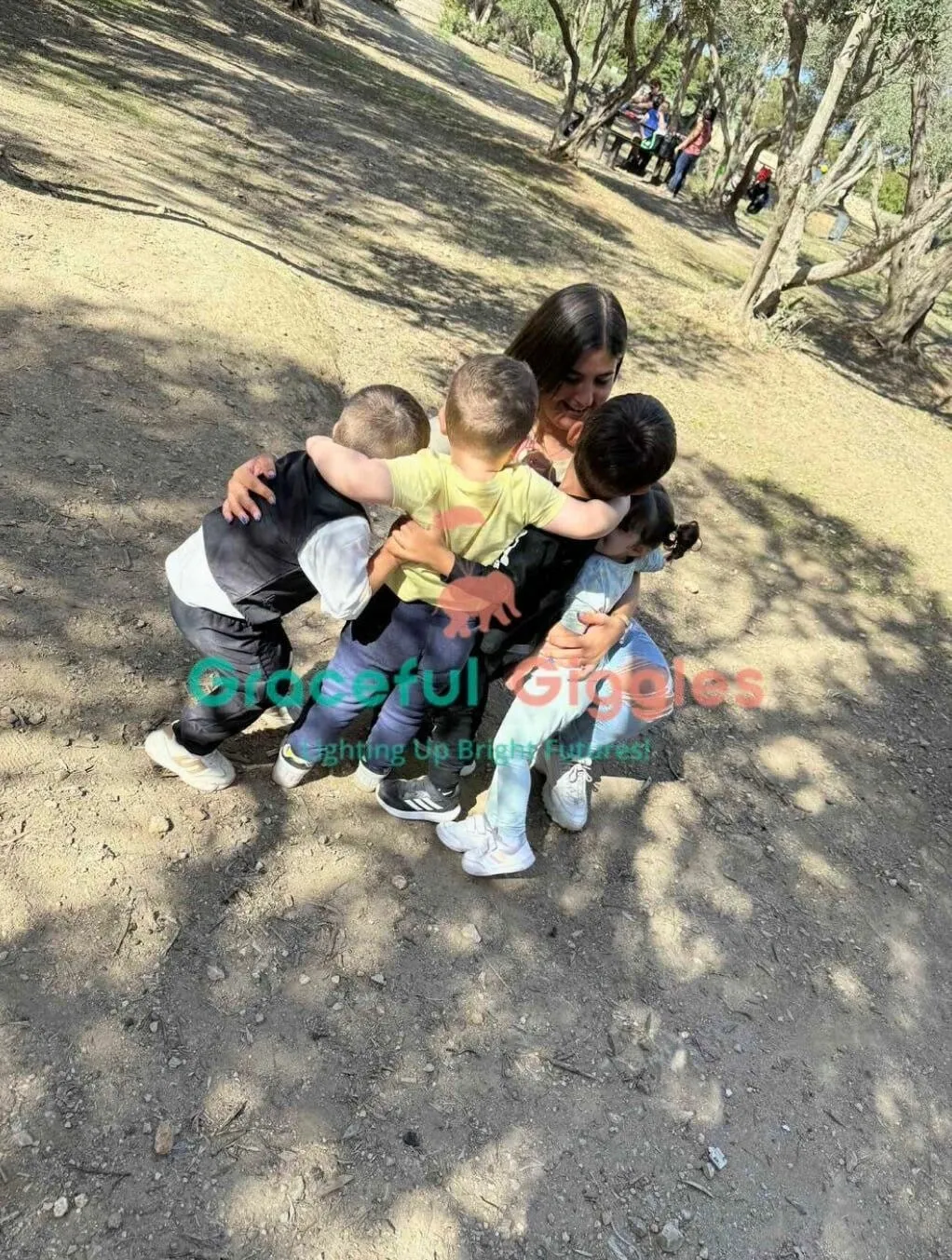 After School — child doing homework with sitter