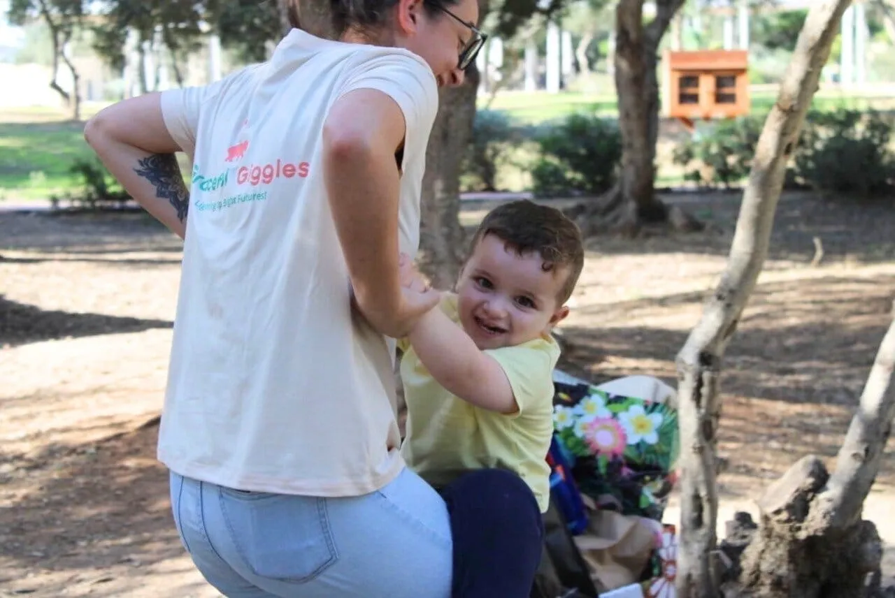 Hourly Babysitting — sitter playing with child